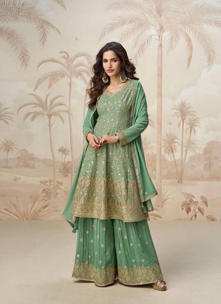 Shivani By Aashirwad Heavy Fox Georgette Designer Salwar Kameez Wholesale Suppliers In India    